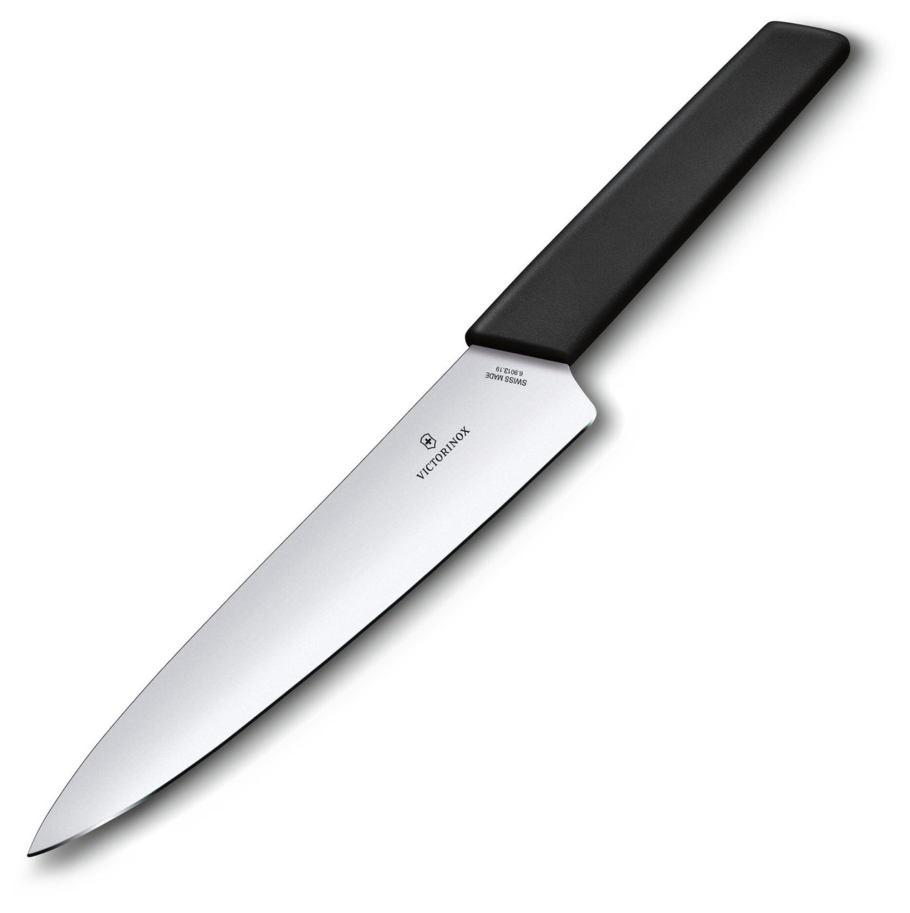 Ніж кухонний шефський Victorinox Swiss Modern Carving, 19 см, чорний, блістер, фото 1