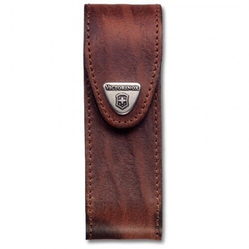 Чохол Victorinox поясний, коричнева шкіра (111 мм, 2-3 шари), фото 1