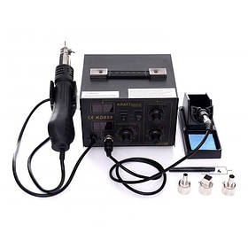 Термоповітряна ремонтна паяльна станція 700 Вт Kraft&Dele KD859 термоповітряна паяльна станція