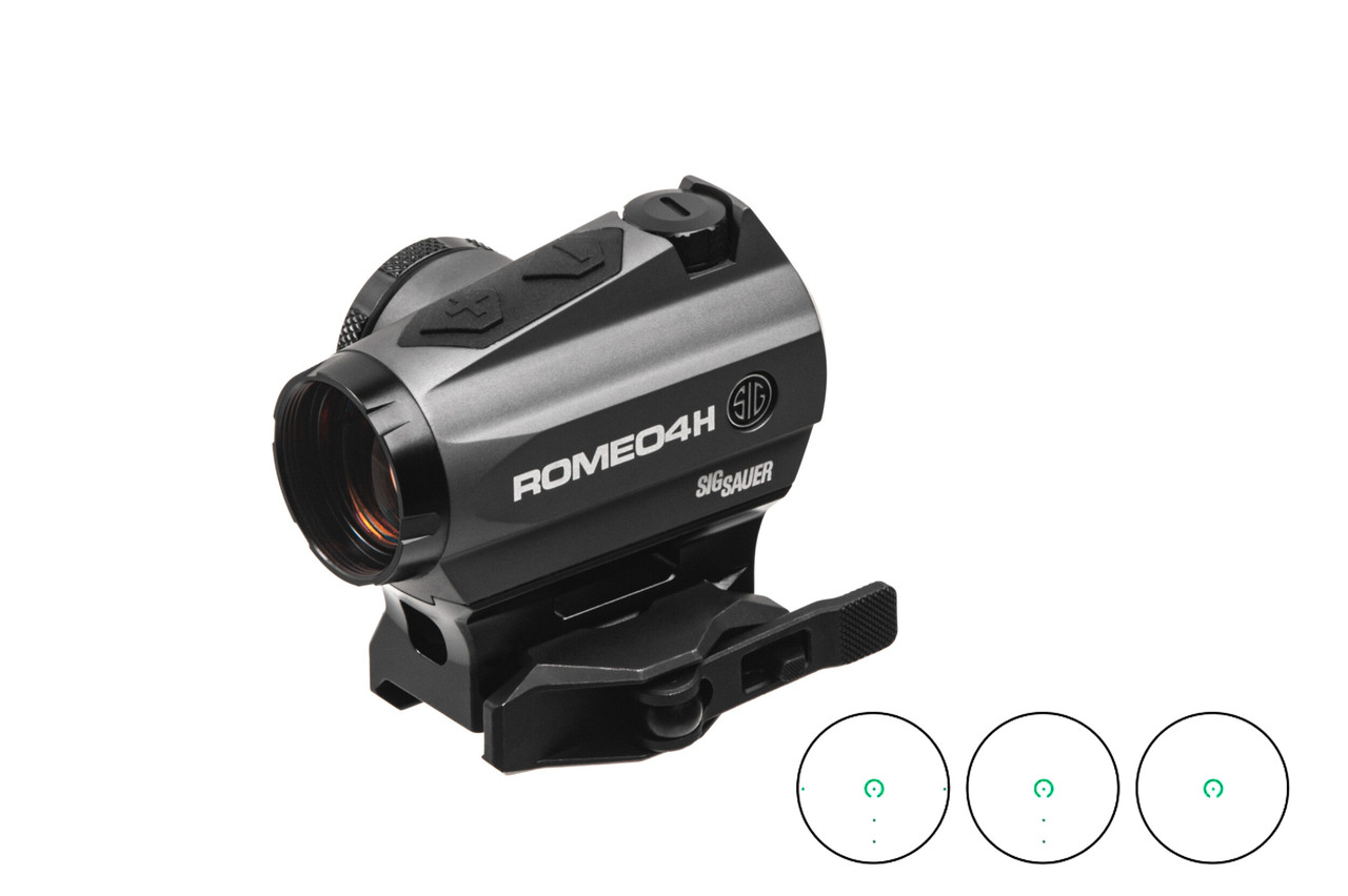 Приціл коліматорний SIG Optics ROMEO4H 1x20mm, GREEN HORSE SHOE DOT, 0.5 MOA REG, фото 1