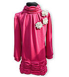 Плаття для дівчинки. Туніка з довгим рукавом 6-10 років, фото 3