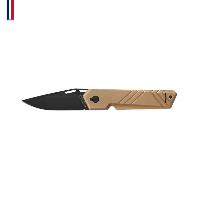 Ніж Tb Outdoor "Unboxer", Nitrox, пісочно-чорний, PA6 рукоятка, фото 1