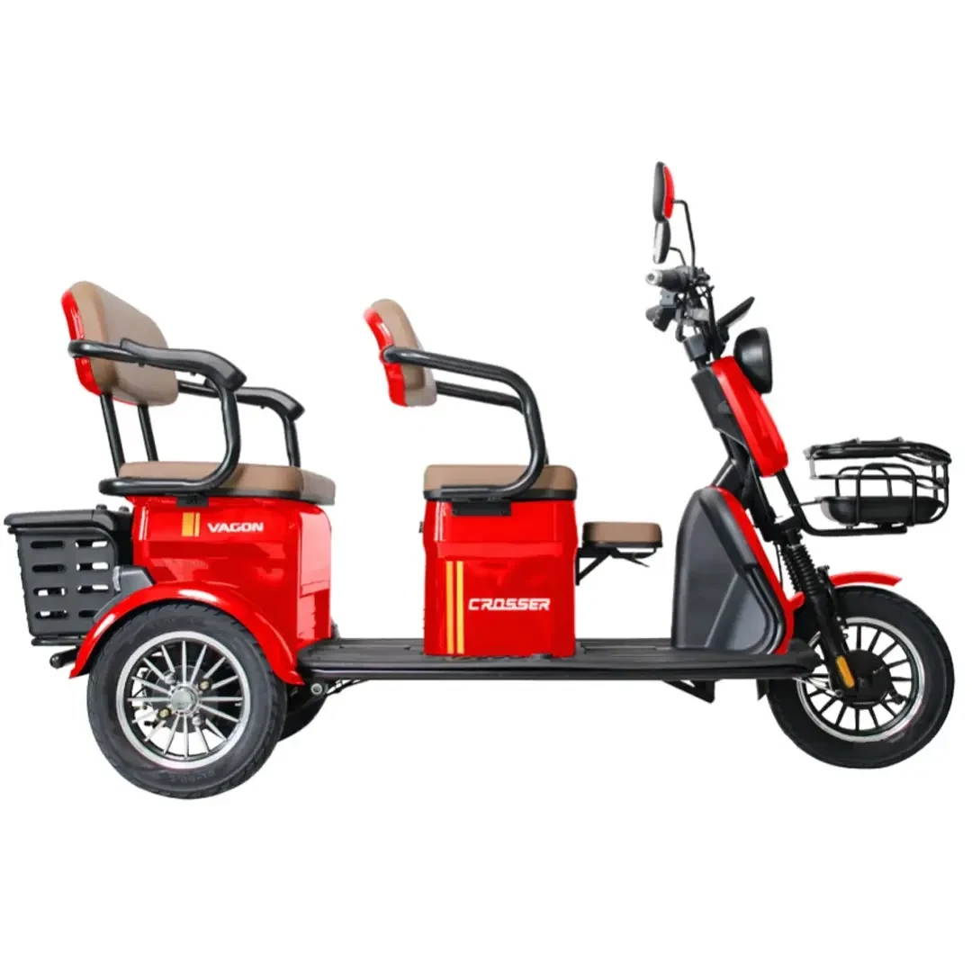 Електричний трайк Crosser «TR-4 VAGON» 1000W, 72V 24Ah, фото 1