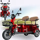 Електричний трайк Crosser «TR-4 VAGON» 1000W, 72V 24Ah, фото 3