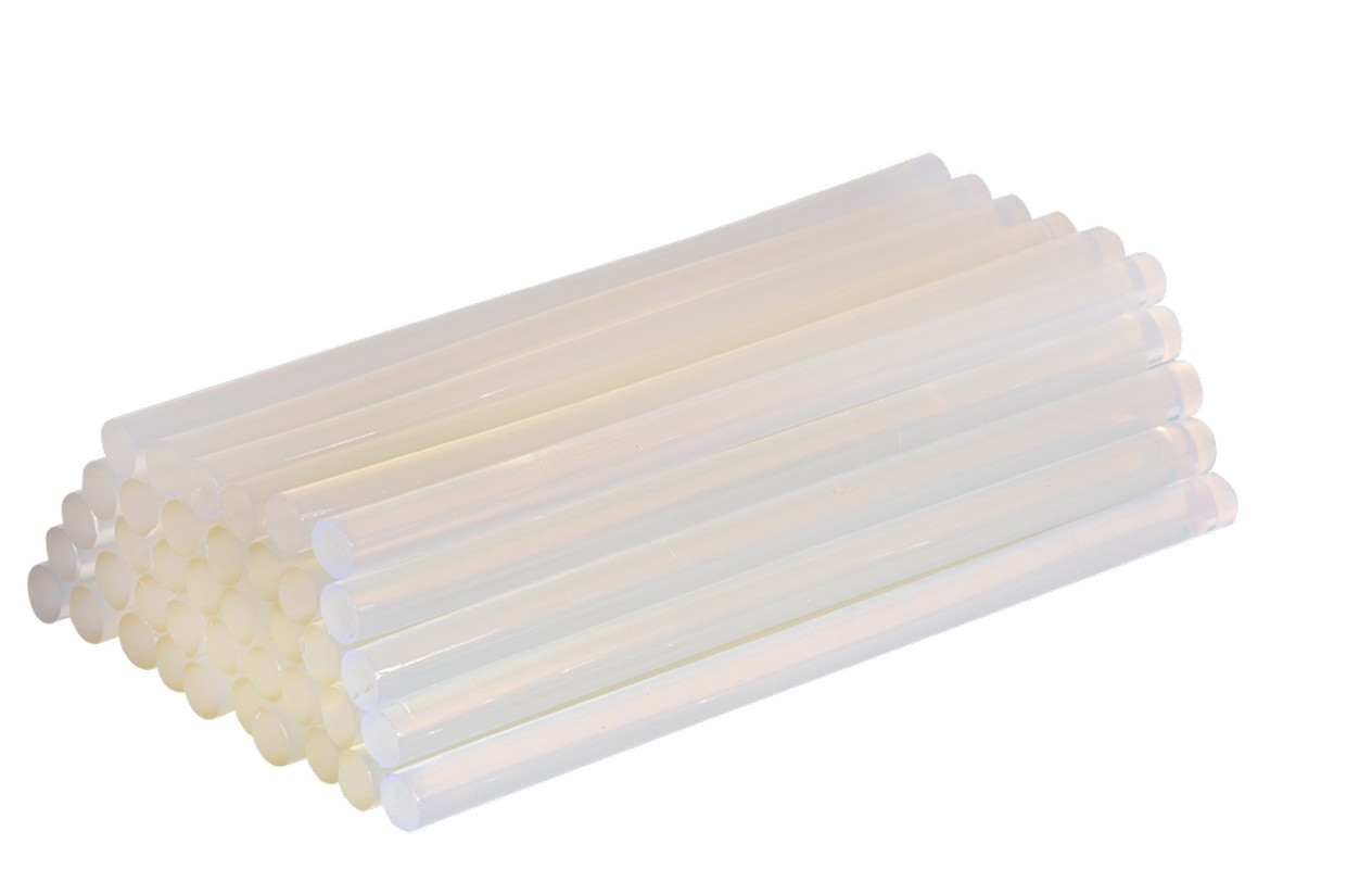 Стержні клейові 11,2*200 мм, 1 кг, прозорі (короб) MASTER TOOL 42-0151, фото 1
