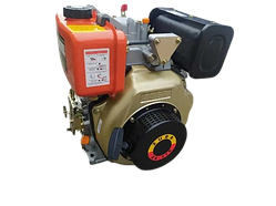 Двигун дизельний в зборі на мотоблок Zubr 178F-Е 6 к.с. з електростартером