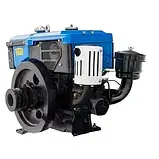 Двигун дизельний Zubr 180N 8 л. з ручним стартером, фото 2