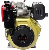 Двигун Зубр 186F дизельний 9 к.с. вал 25,00 мм - шліцьовий