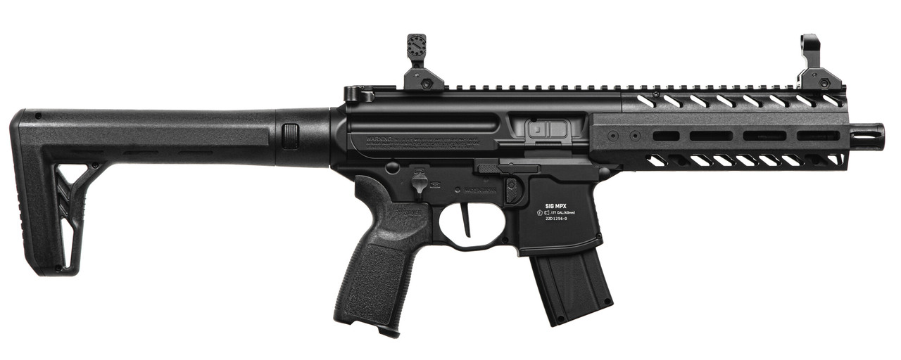 Пневматична гвинтівка Sig Sauer MPX GEN II калібру .177 чорна, фото 1