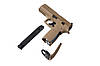 Пневматичний пістолет Sig Sauer P320 калібру 0.177, COYOTE TAN, фото 5