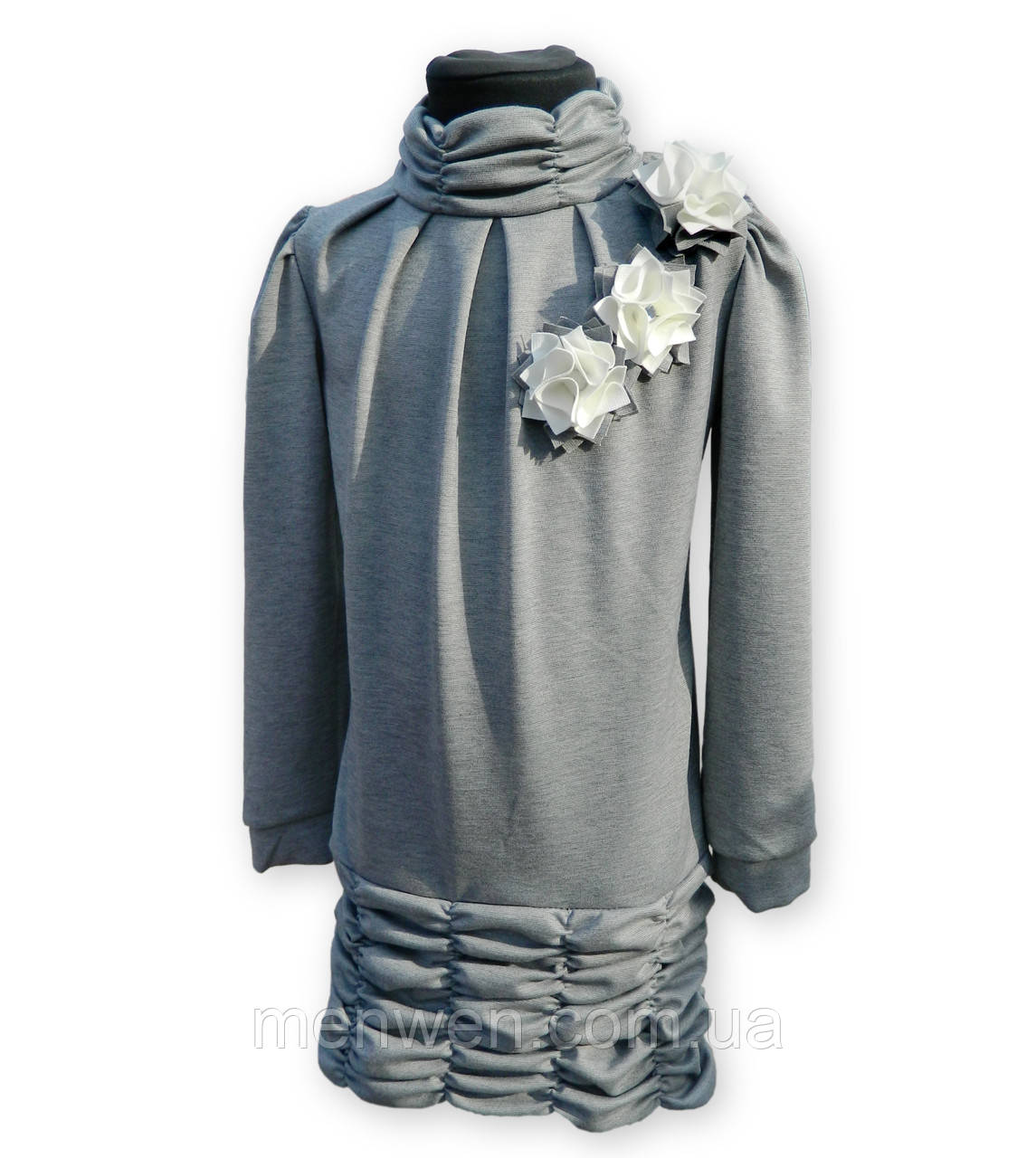 Плаття для дівчинки. Туніка з довгим рукавом 6-10 років, фото 1