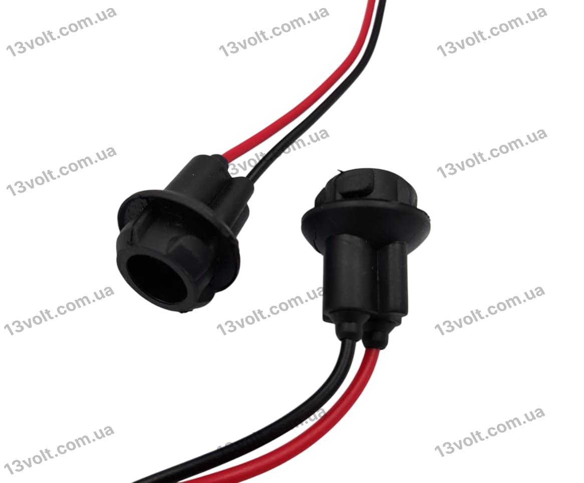 Патрон автолампи W5W W2,1x9,5d T10, гумовий корпус 4 зачепи 2050S, фото 1