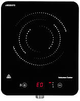 Настільна індукційна плитка ARDESTO 1800 Вт 1 конфорка сенсорна таймер, Індукційна плита Чорна