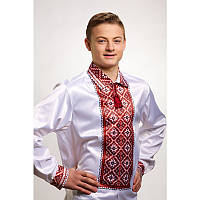 Заготовка мужской вышиванки Старинный орнамент для вышивки бисером СЧ008кБнннн