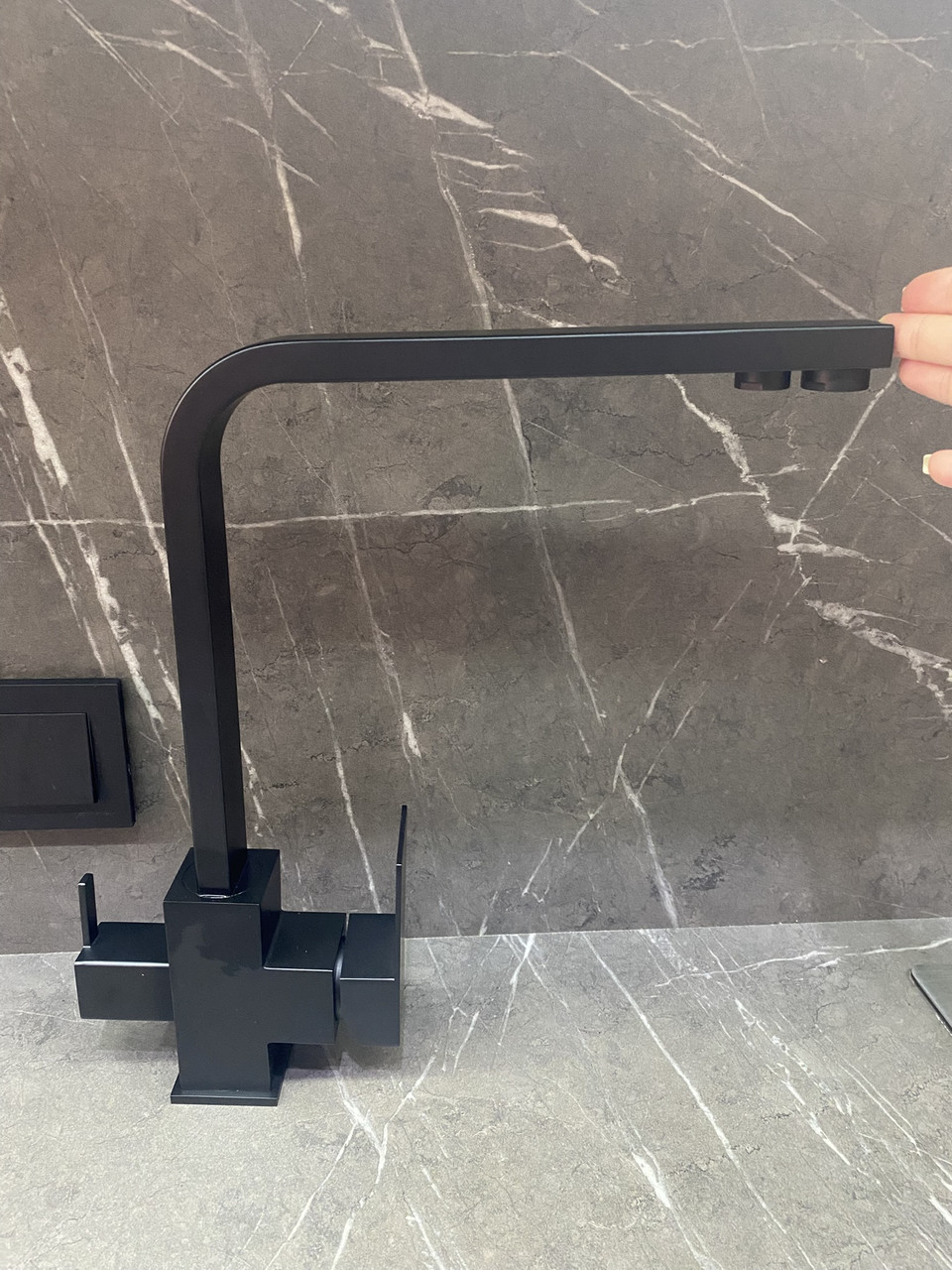 Змішувач для кухні з підключенням осмосу VENTA BK813FB, фото 1