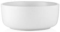 Салатник 16 см кам'яна кераміка Ardesto Trento Білий для сервірування, Салатниця Керамічна 16 см Біла