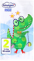 Підгузки Babydream Fun&Fit Польща 2 (3-6кг) 66шт