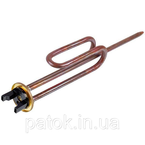 Тен фланцевий (мідний) для бойлера 184280 Oasis 1500W (під анод M6), фото 1