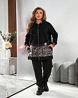 Жіночий спортивний костюм великого розміру новинка 2025