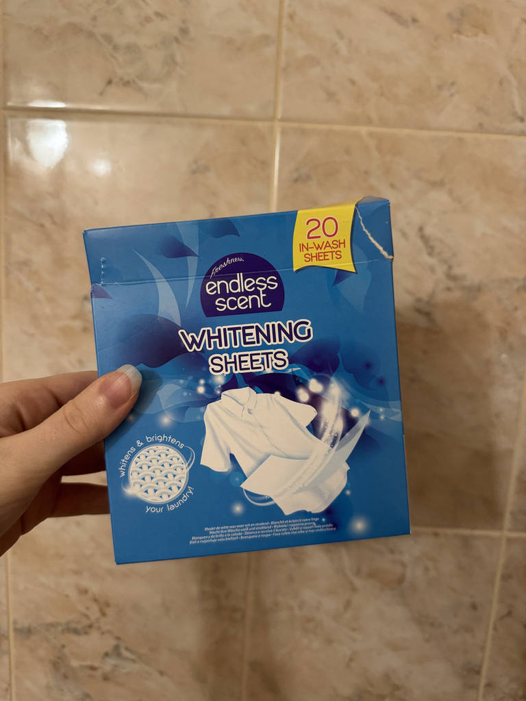 Абсорбуючі серветки для прання білого одягу 20шт Endless Scent (Нідерланди) - фото покупців 1