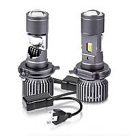 LED Mini лінзи H4 100 W 6000 K 26000 Lm бі-лід автомобільні лампи ближнє/дальнє світло
