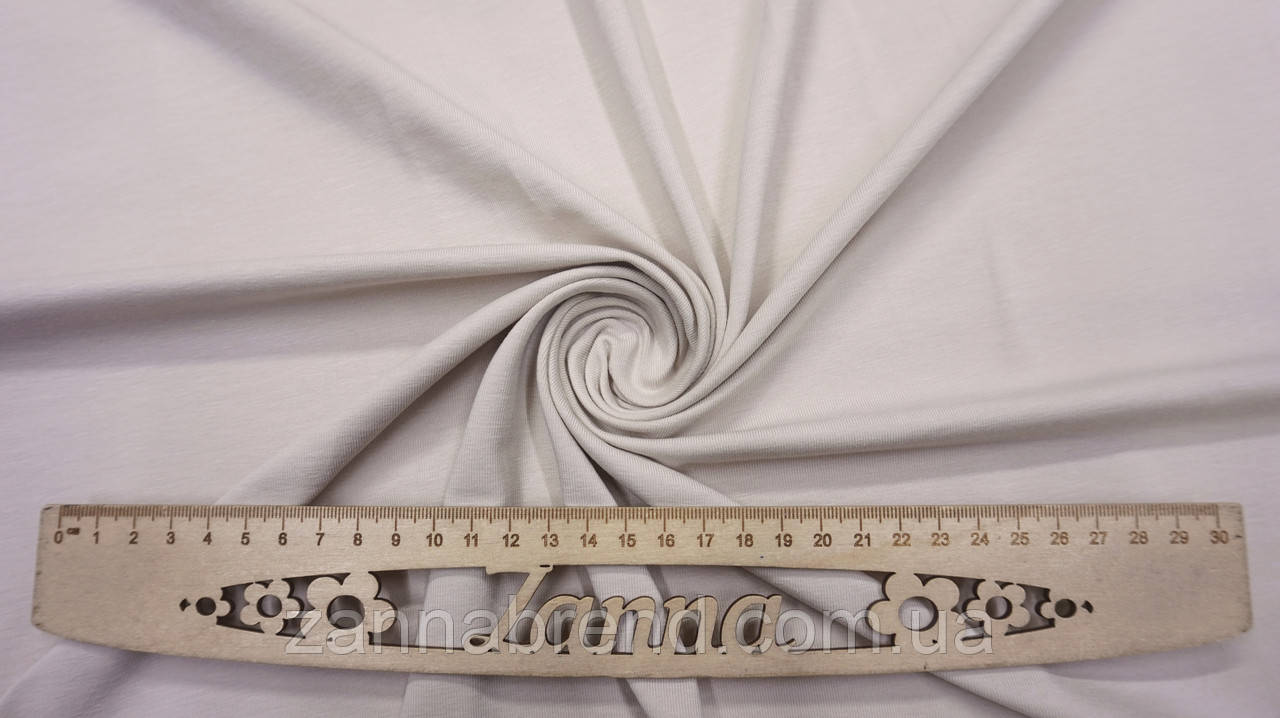 Тканина стрейч-кулір колір світло-бежевий (щільність 190 г/м2), фото 1