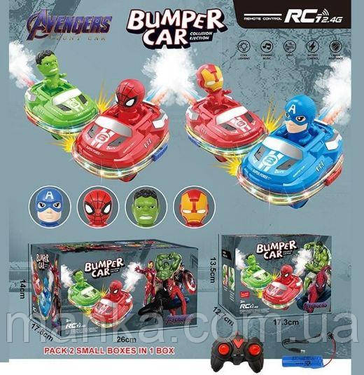 Дві машинки на пульту Набір машин на радіокеруванні 6678 2 штуки, 2 герої, підсвічування, мелодії, парог, фото 1