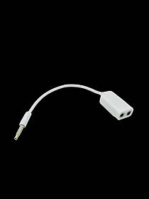 Кабель 3,5 тато/2*3.5 мм мама 0.15 m (тех. пакет)