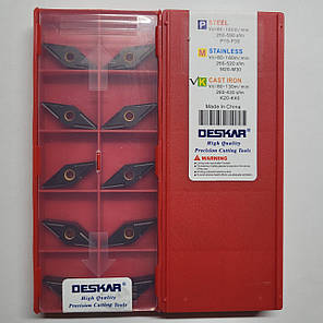 VNMG160408 LF3018 DESKAR (Чавун) Твердосплавна пластина, фото 2