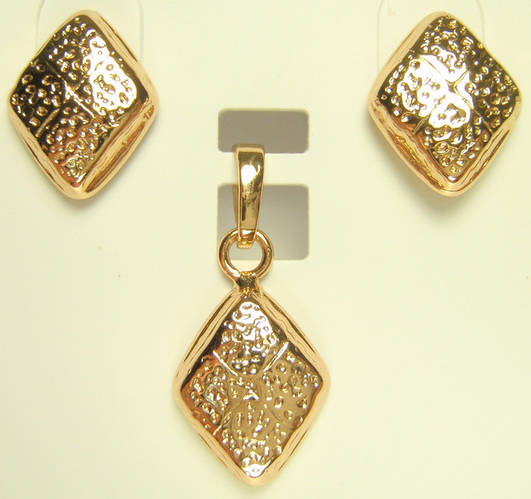 Нове надходження ЮБ XP Позолота 18K: Набори (Сережки + Кулон) 85, Біжутерія: Гумка для волосся 87,