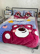 Велюрова постільна білизна Півтоспальний розмір, фото 5