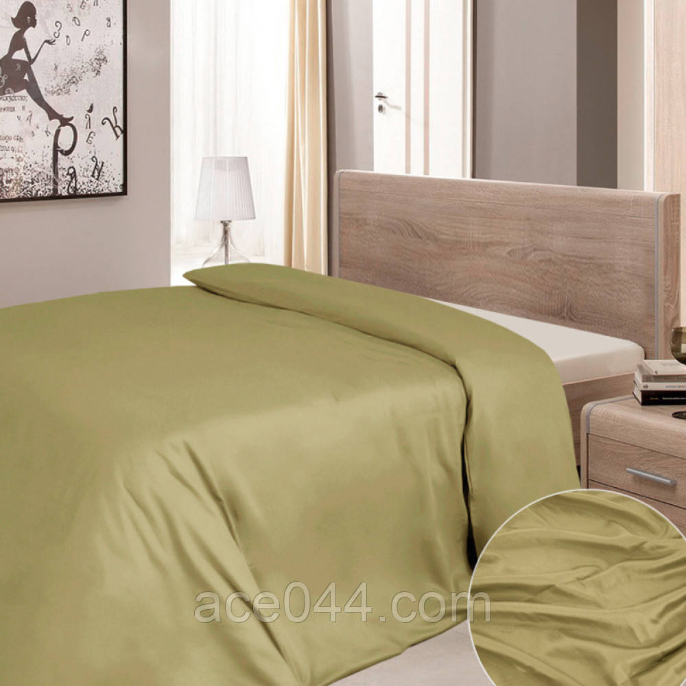 Підковдра сатин Ярослав оливкова, фото 1