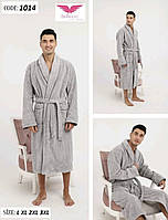 Мужской банный халат с шалевым воротом бамбуковый Bellezza by Ebru Турция BL-1014
