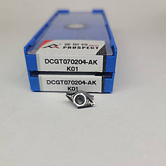 DCGT070204-AK K01 PROSPECT (Кольоровий метал) Твердосплавна пластина