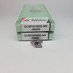 DCMT070202-MV P6205 PROSPECT (Сталь, Нержавіюча сталь) Твердосплавна пластина