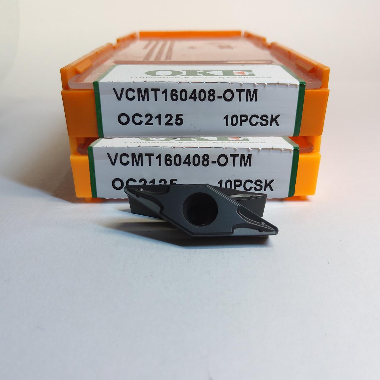 VCMT160408-OTM OC2125 OKE (Сталь) Твердосплавна пластина