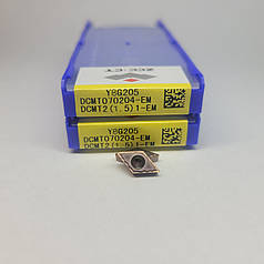 DCMT070204-EM YBG205 ZCC.CT (Нержавіюча сталь) Твердосплавна пластина