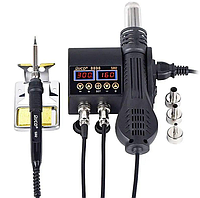 Професійна паяльна станція JCD 8898 паяльні станції та фени 2 в 1 таяльний термофен 750 Вт