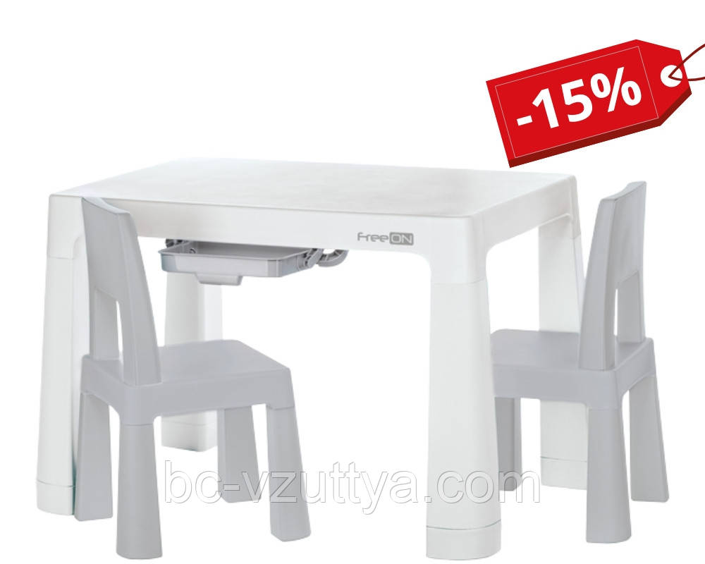 Комплект меблів дитячий FreeON Neo, white - grey, фото 1
