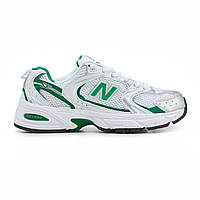 New Balance 530 White Silver Green