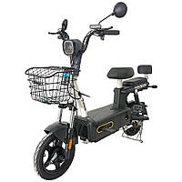 Велосипед з електромотором SPARK VOLT 14" 48V/400W/12Ah — Чорний