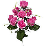 Штучні квіти букет бутони троянд Блиск, 60см, фото 2