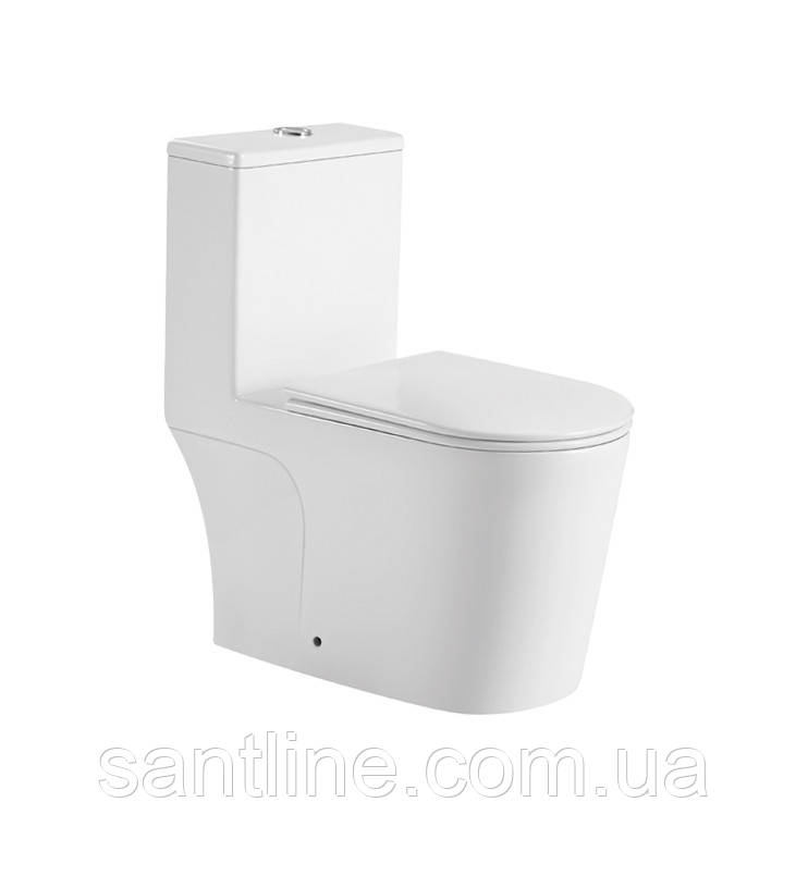 Унітаз-моноблок Typhoon 70*38.5*74.5 білий ( А0059567 ), фото 1