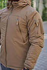 🔥 Куртка зимова "Call Dragon - Level 7 2.0" (Койот) (непромокальна куртка, тактична, нгу, зсу, військова), фото 10