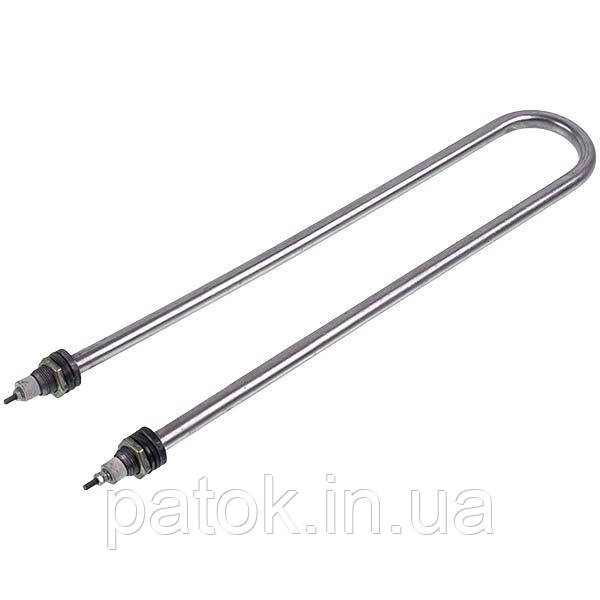 Тен для нагріву води 2000W 220V (нержавійка) L=325mm M14 (прямий)