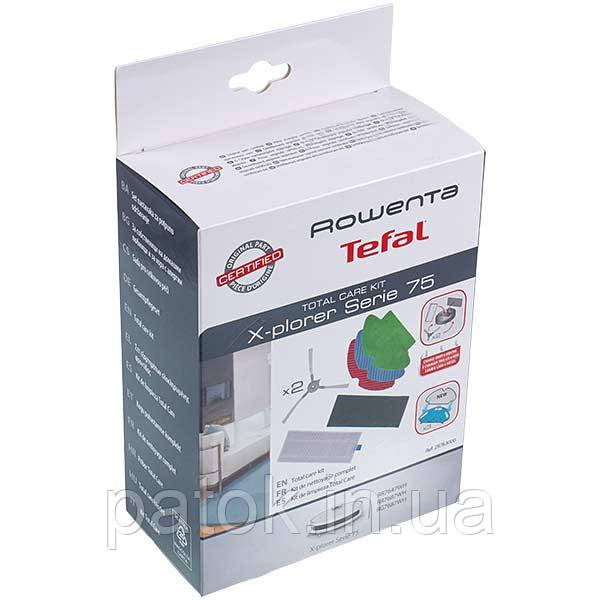 Набір фільтрів (5 шт.)+ щітки для бічних крайок (2 шт.) робота пилососа Rowenta Explorer Serie 75 ZR763000