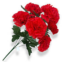 Штучні квіти букет гвоздики Тривимірні, 55см