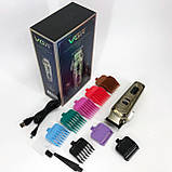 Набір для стрижки волосся на акумуляторі VGR V-005, Хороший бездротовий тример, Тример бездротовий KY-49, фото 8