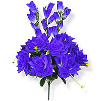 Штучні квіти букет троянди з гладіолусами, 67см