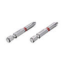 Комплект викруткових насадок, PH2, 1/4"×50 мм, S2, 2 од., STORM INTERTOOL VT-0212, фото 2